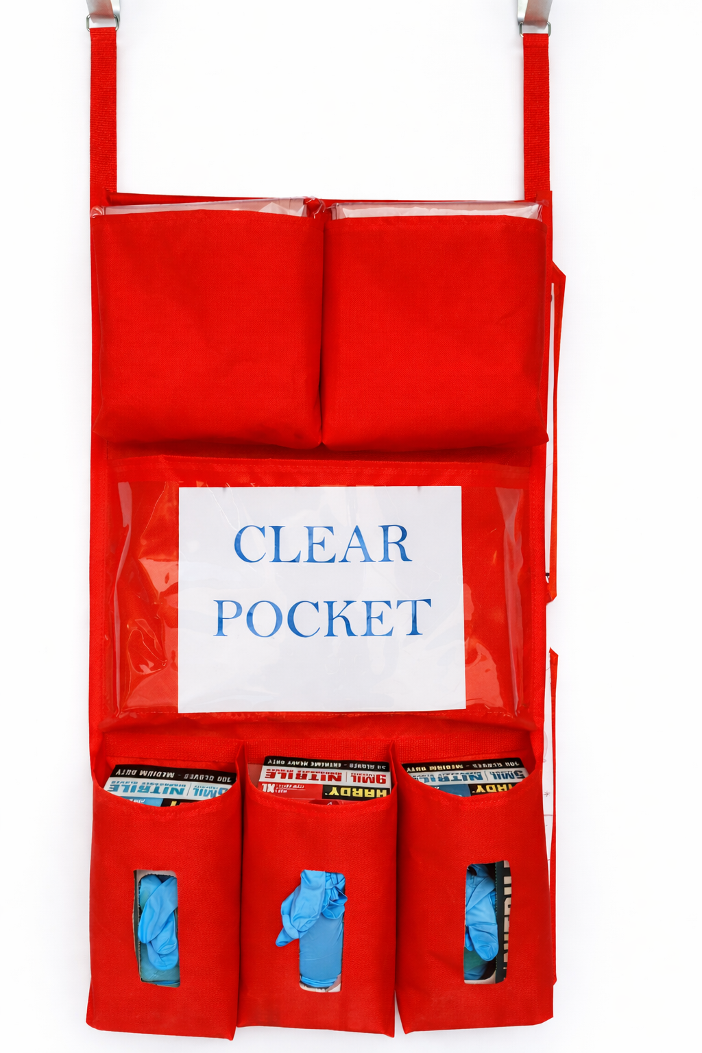 PPE Isolation Door Caddy 701 Flame Retardant 200D Nylon Oxford (w/hooks included)