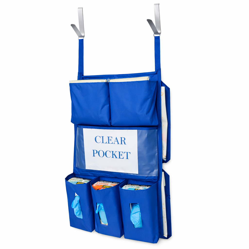 PPE Isolation Door Caddy 701 Flame Retardant 200D Nylon Oxford (w/hooks included)