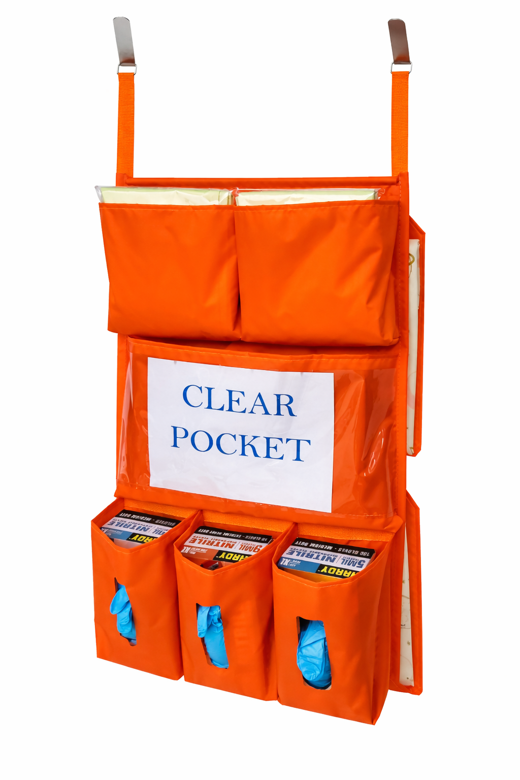 PPE Isolation Door Caddy 701 Flame Retardant 200D Nylon Oxford (w/hooks included)